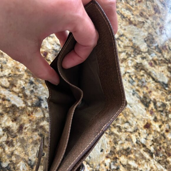 Vintage Gucci Leather Wallet Billfold - Picture 5 of 6